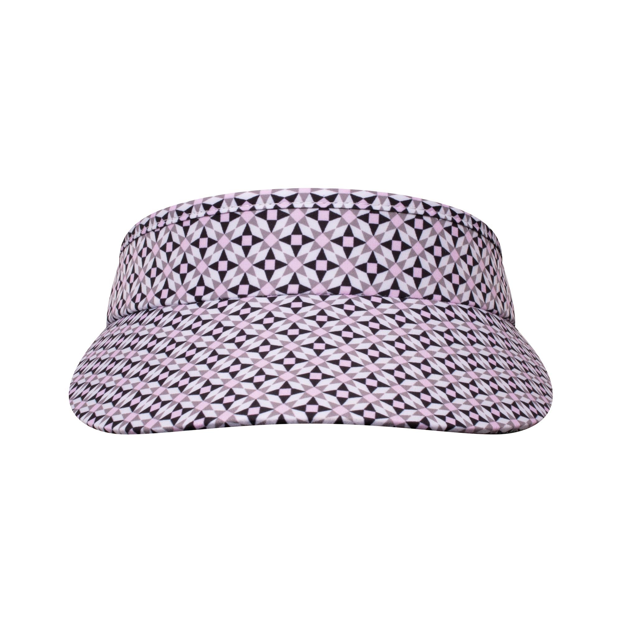 Daily Sports Print Ladies Golf Visor Mosaic Medle